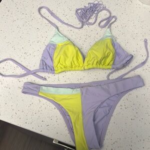 PilyQ bathing suit top (L) & bottom (S)